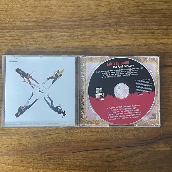 Mötley Crüe – Too Fast for Love CD (2003 Reissue / 1999 Remaster) – Clean Copy - Picture 3 of 5